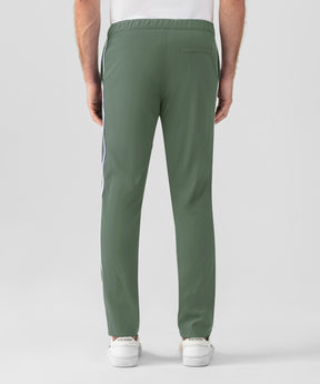 Sports Chino Pants w. Side Stripes: Green Shadow