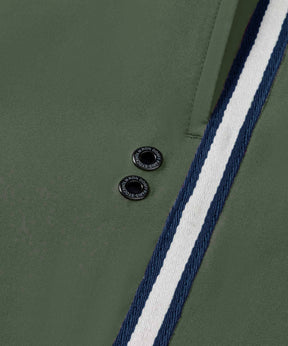 Sports Chino Pants w. Side Stripes: Green Shadow