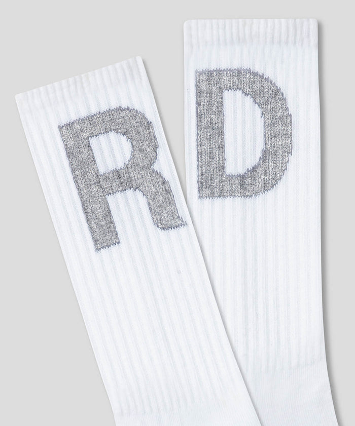 RD Sports Socks Reflective: White