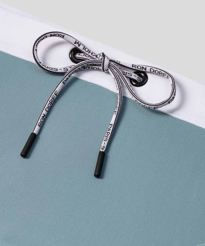 Swim Briefs w. Waistband: Aquamarine