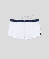 Swim Trunks w. Waistband: White