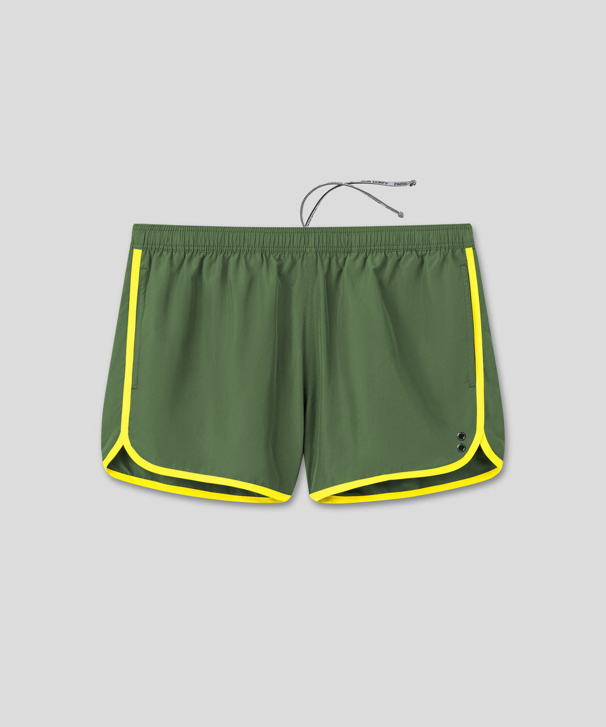 Marathon Swim Shorts: Cactus/Neon Yellow