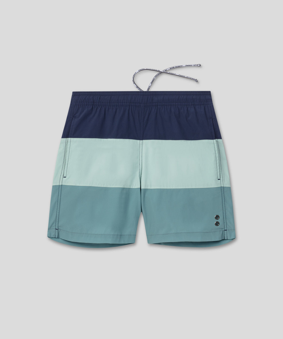 Panelled Board Shorts: Deep Ocean