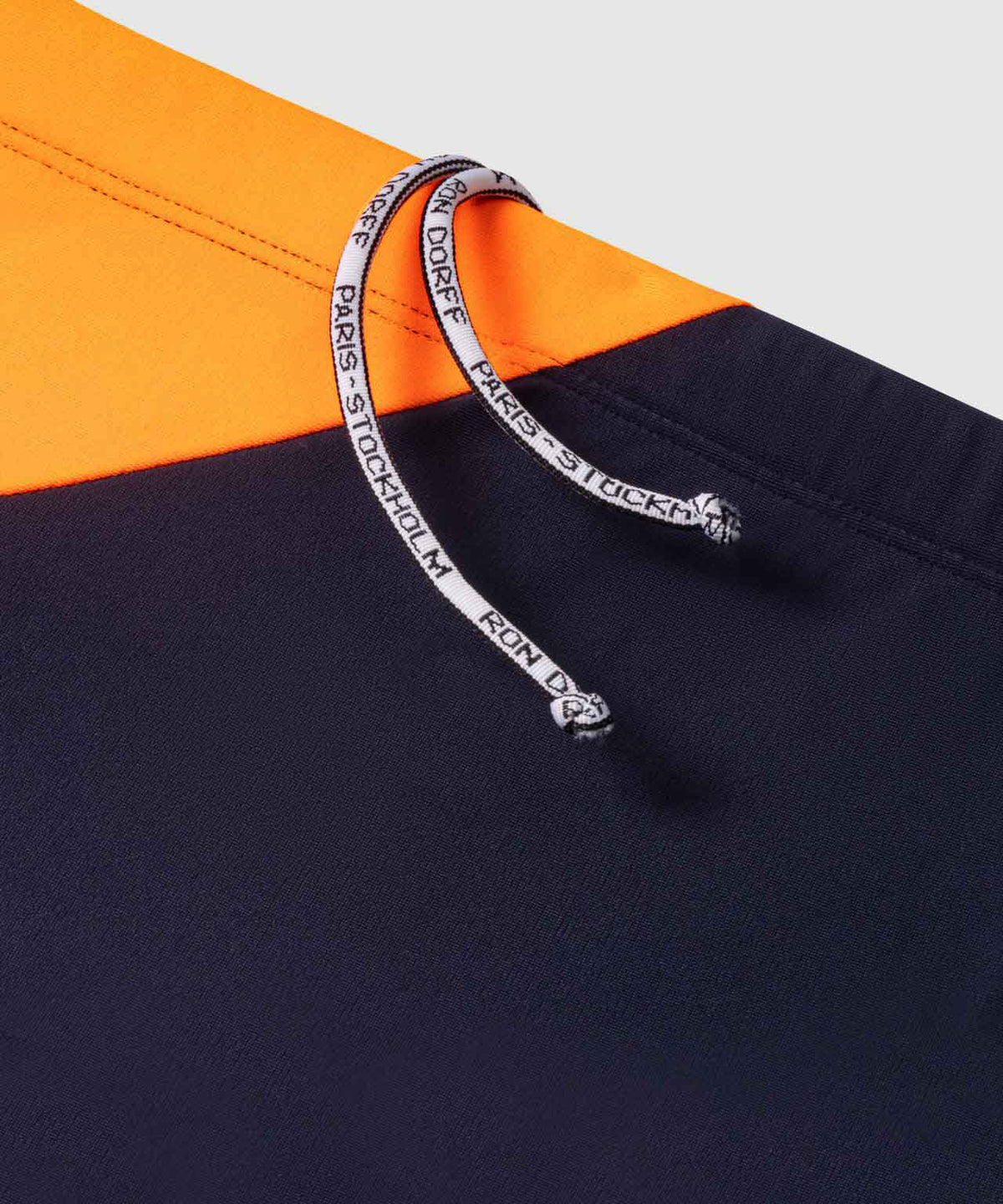 Slim Swim Briefs Bicolor: Navy/Neon Orange