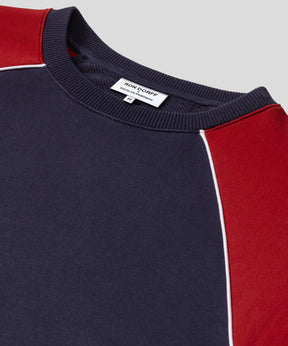 Organic Cotton Sleeveless Sweatshirt: Navy