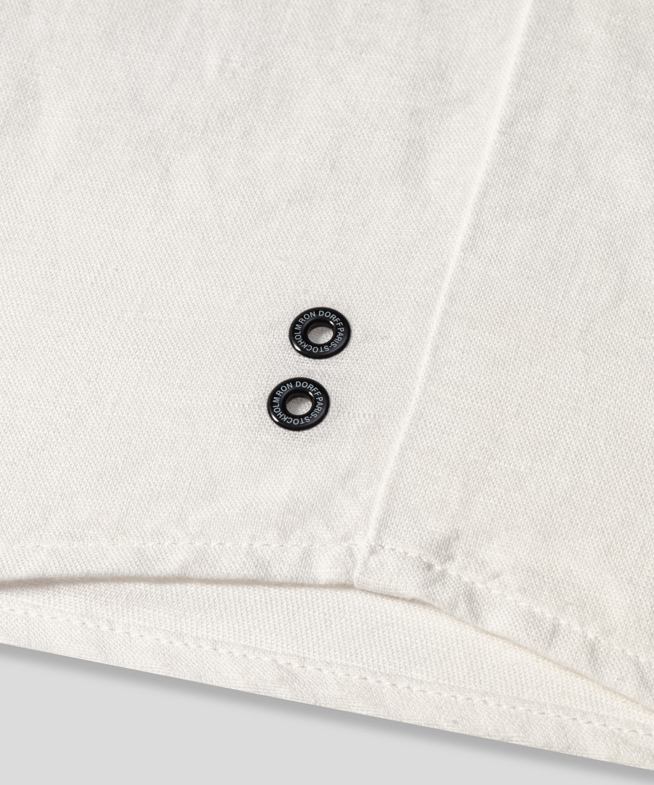 Cotton-Linen Long Sleeve Shirt w. Pockets: Off White