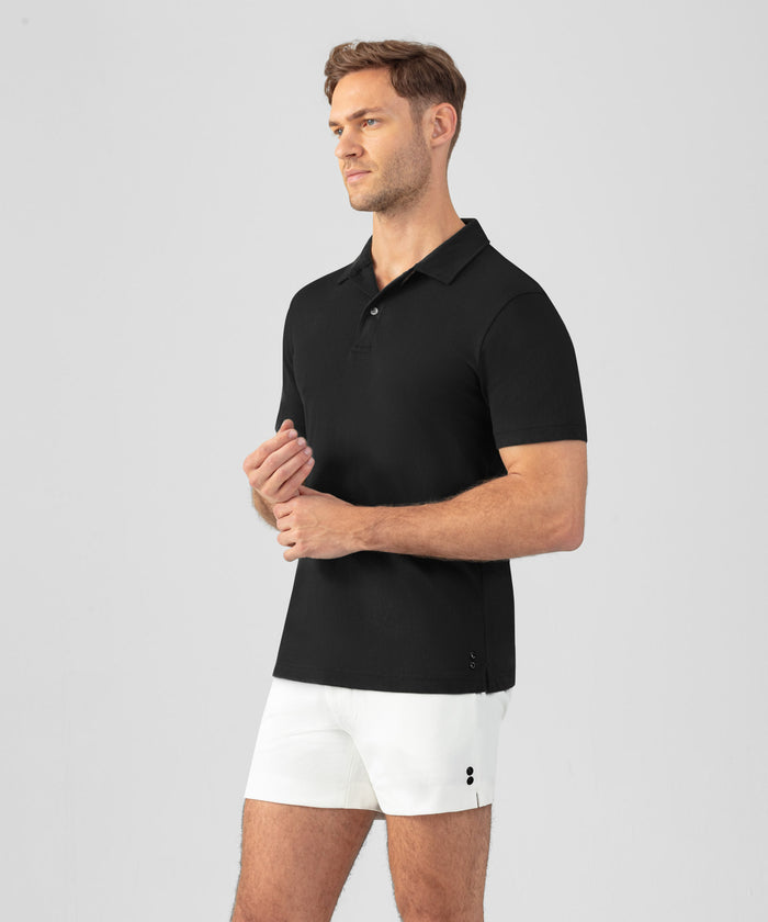 Mesh RD Polo: Black