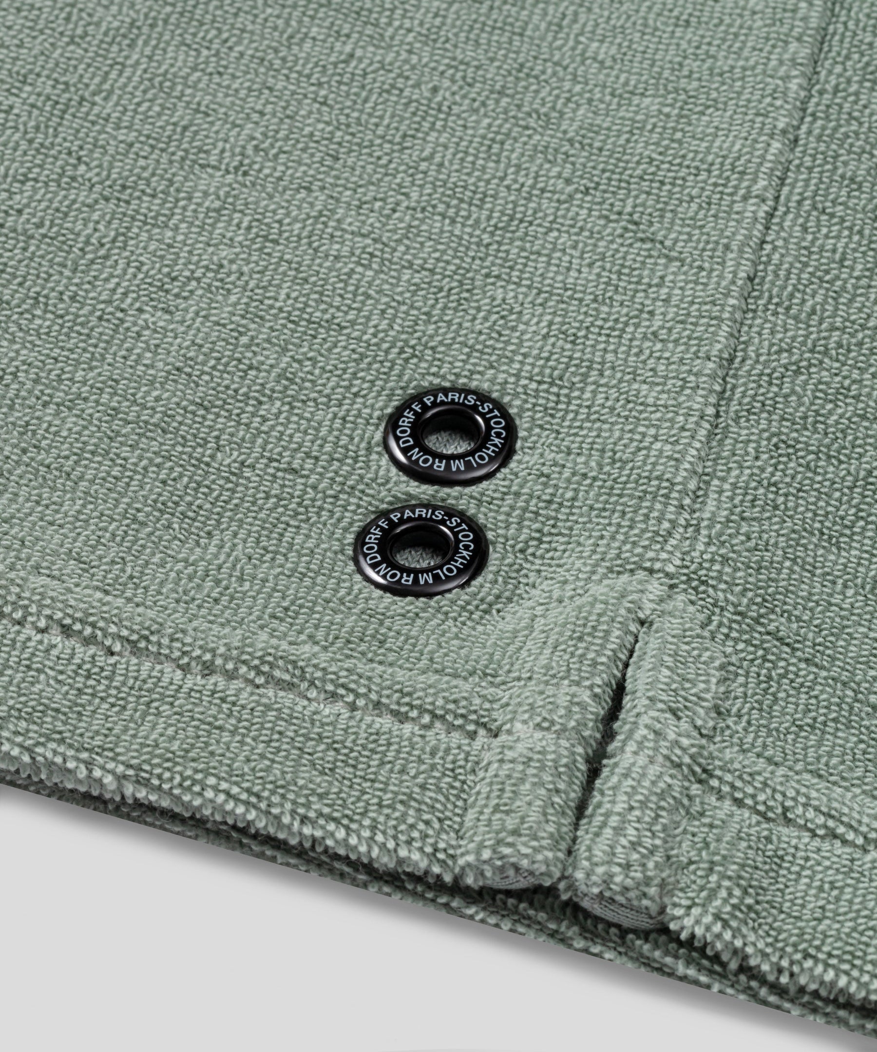 Cotton Terry V Neck Polo: Aquamarine