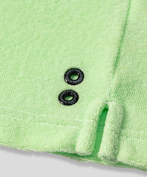 Cotton Terry Polo w. Piqué Collar: Aloe Vera