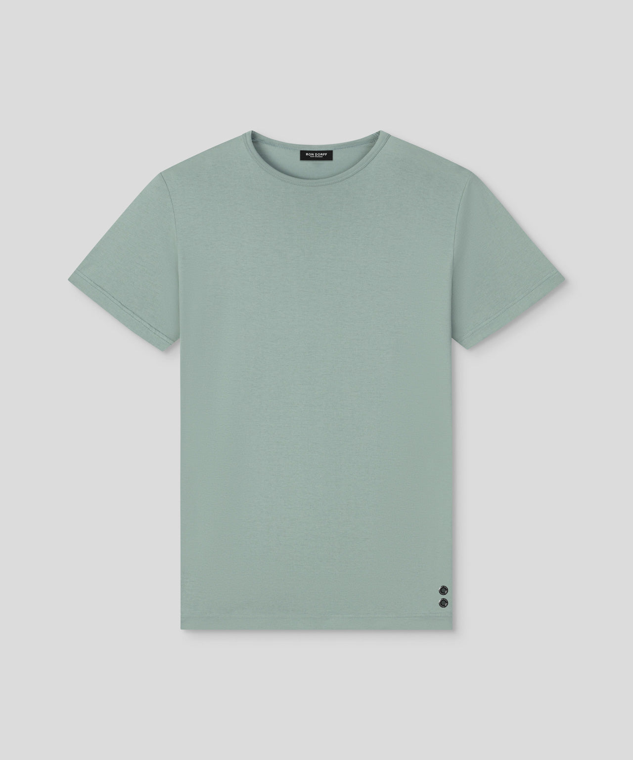 Crew Neck T-Shirt Eyelet Edition: Aquamarine