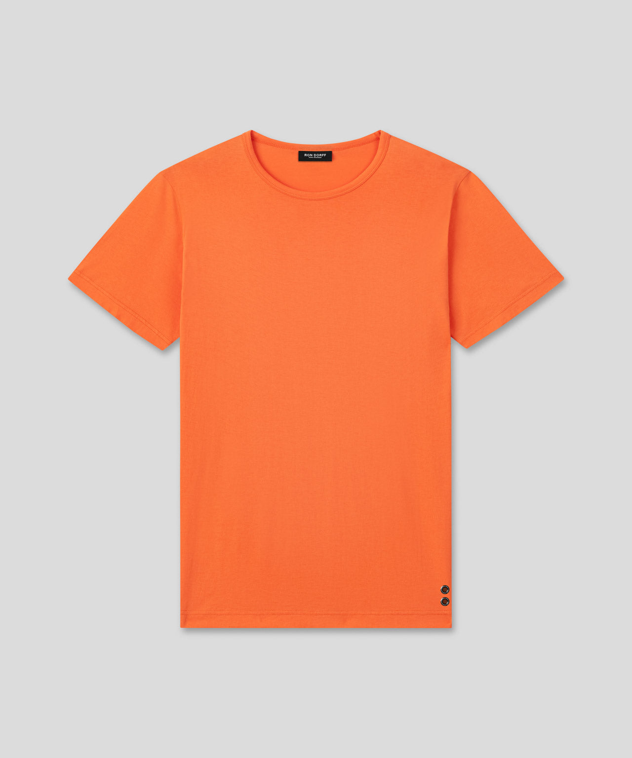 Crew Neck T-Shirt Eyelet Edition: Sunset Orange