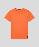 Crew Neck T-Shirt Eyelet Edition: Sunset Orange