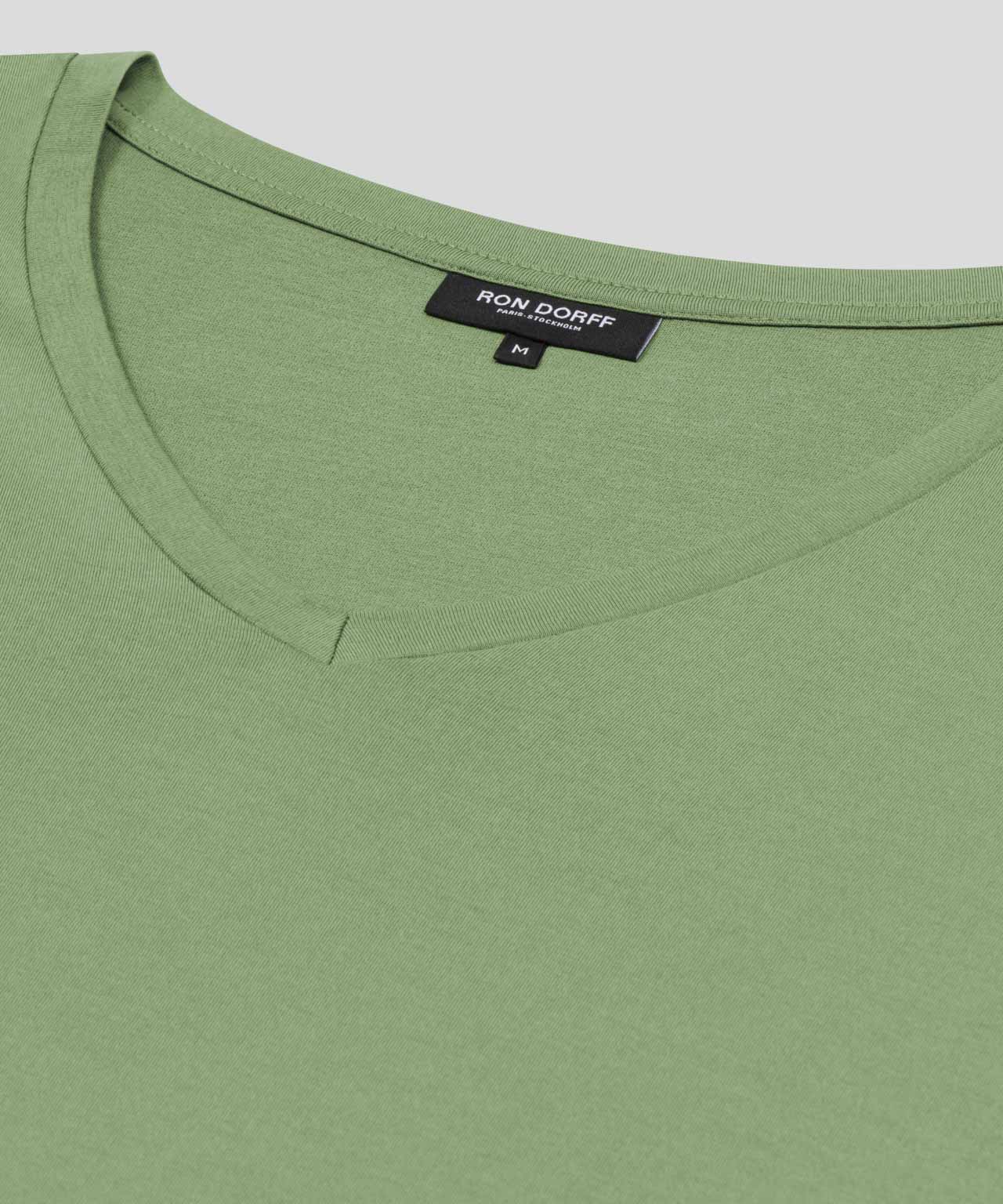 V Neck T-Shirt Eyelet Edition: Cactus