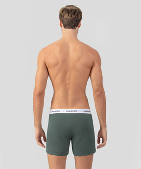 RON DORFF Pyjama Shorts: Green Shadow