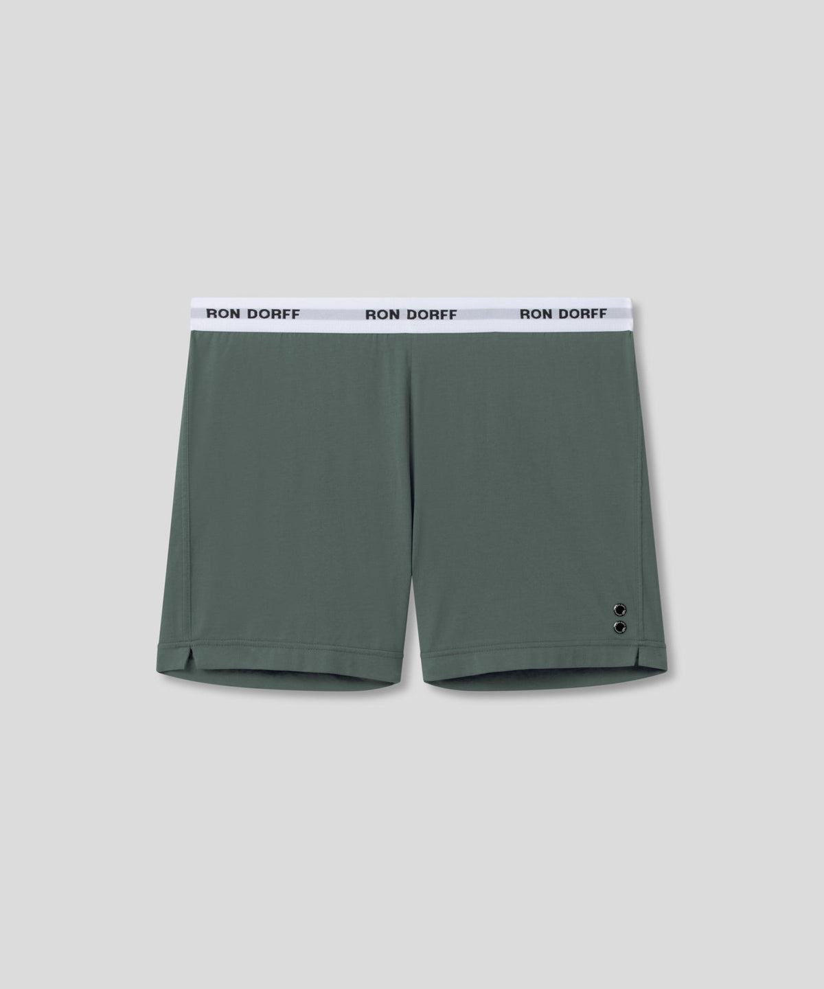 RON DORFF Pyjama Shorts: Green Shadow