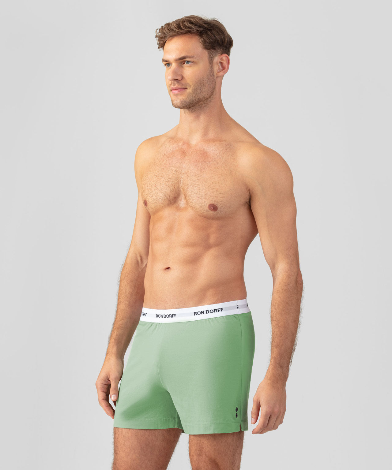 RON DORFF Pyjama Shorts: Light Cactus