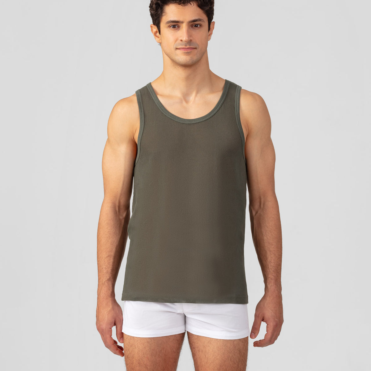 WTAPS BC TANK TOP COTTONI サイズ : M 現貨商品WTAPS 25SS MUDDY / TANK TOP / COTTON 顏色：OLIVE