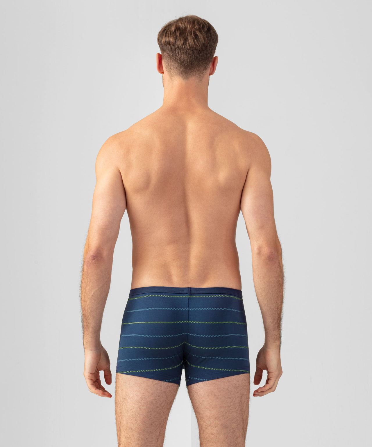 Boxer Briefs w. Fisherman Stripes: Deep Ocean