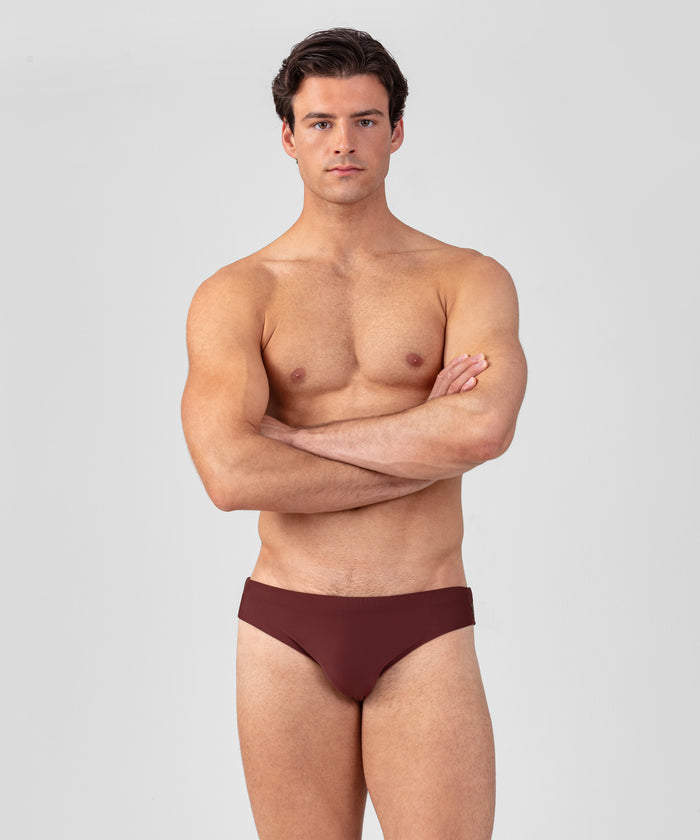 Slim Swim Briefs: Chocolat Nude