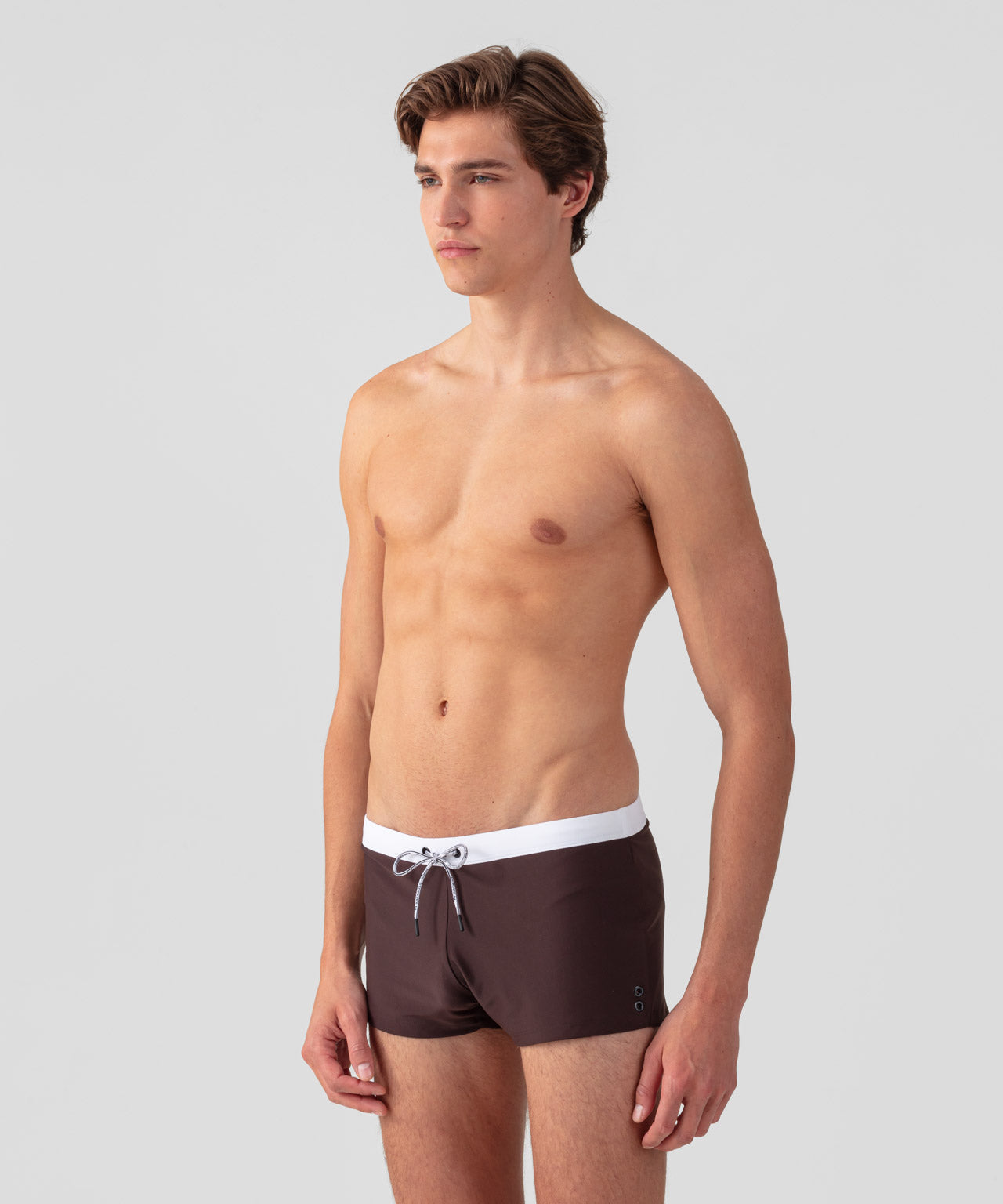 Swim Trunks w. Waistband: Espresso