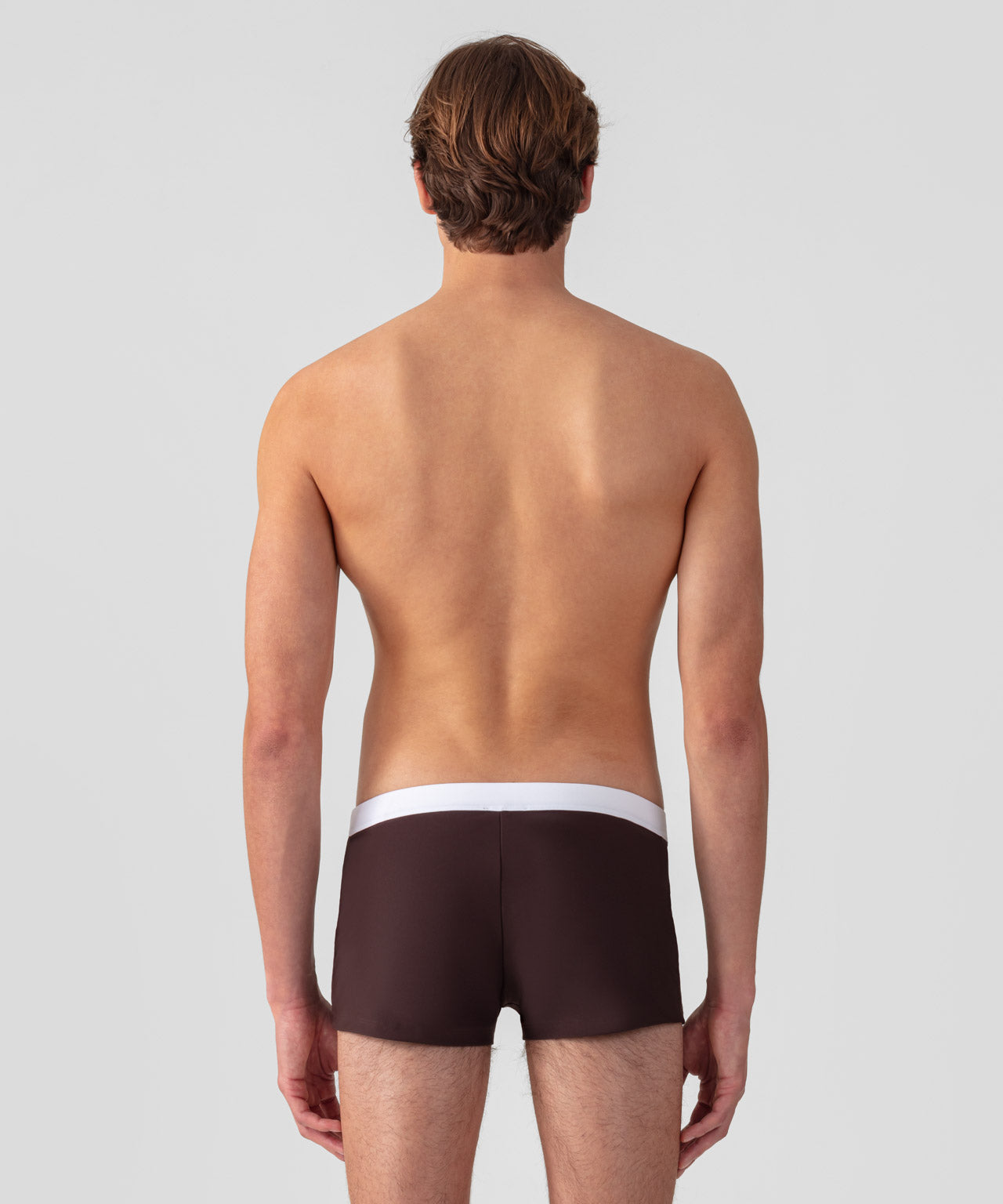 Swim Trunks w. Waistband: Espresso