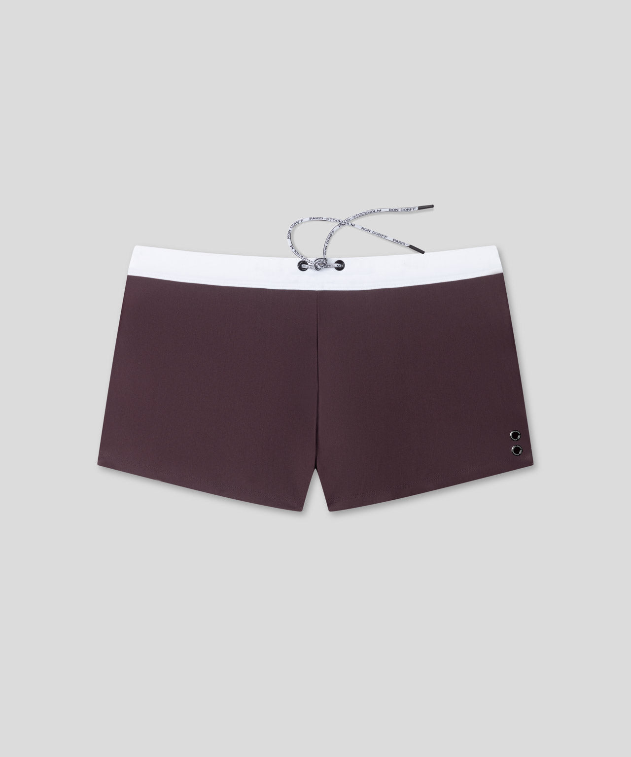 Swim Trunks w. Waistband: Espresso