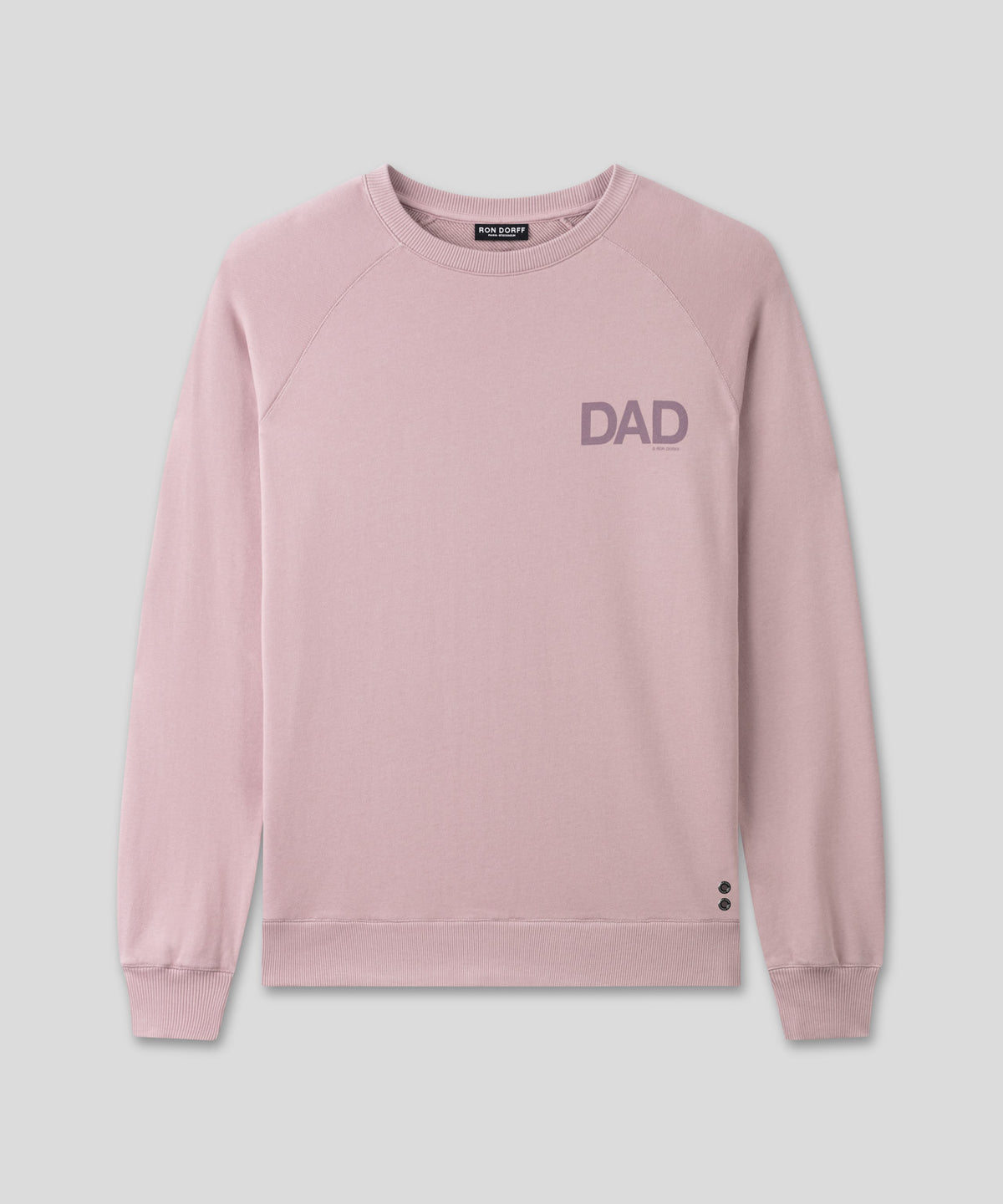 Organic Cotton Sweatshirt "DAD": Woodrose