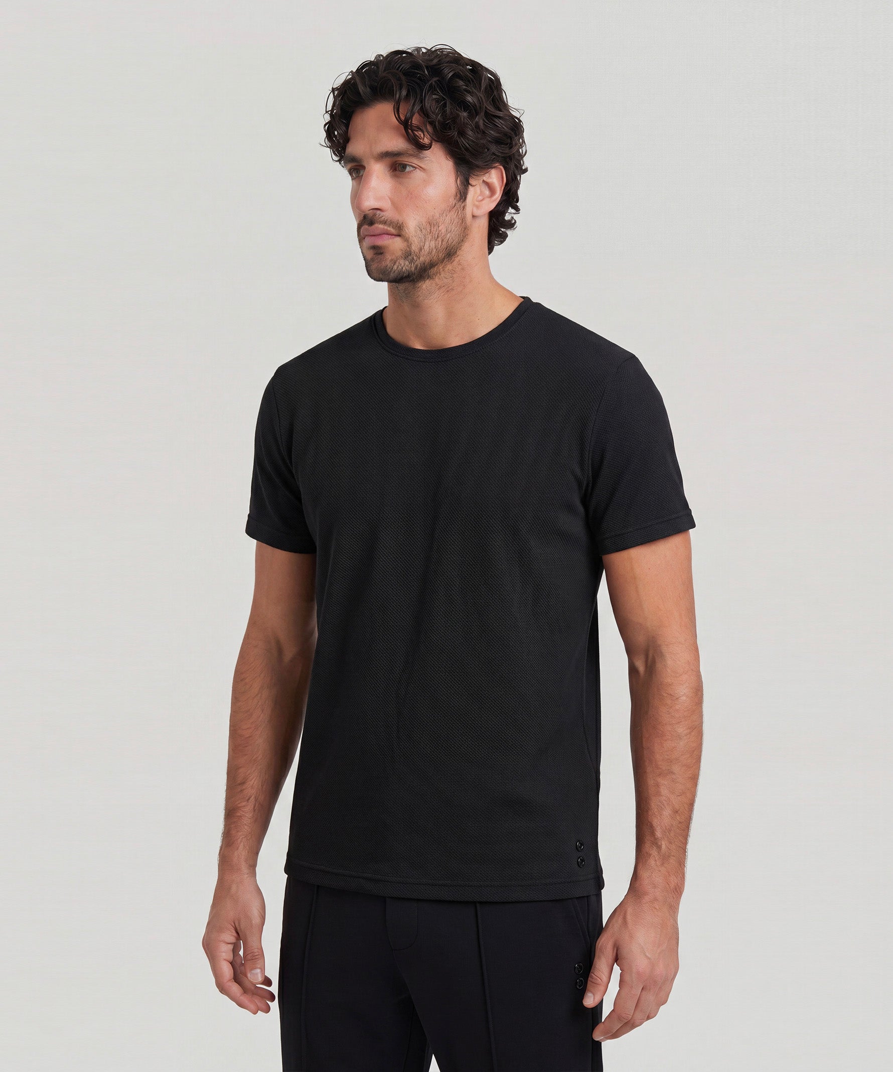 Mesh T-Shirt Eyelet Edition: Black