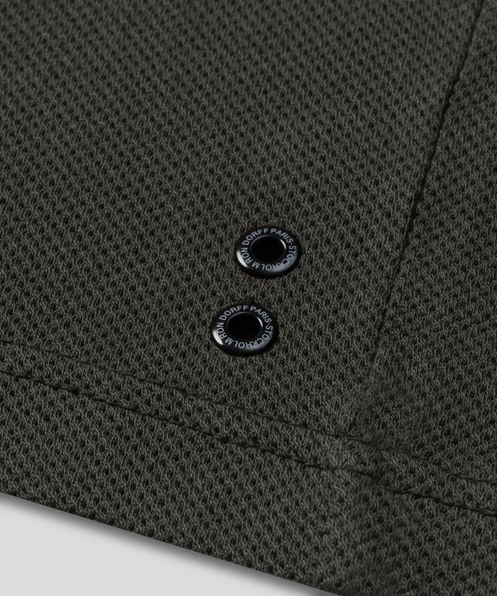 Mesh Sleeveless T-Shirt: Dark Khaki