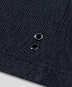 Cotton Mesh T-Shirt Eyelet Edition: Navy