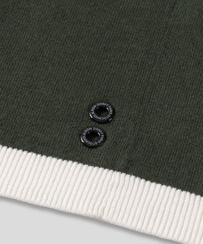 Knitted Sports T-Shirt: Military Green