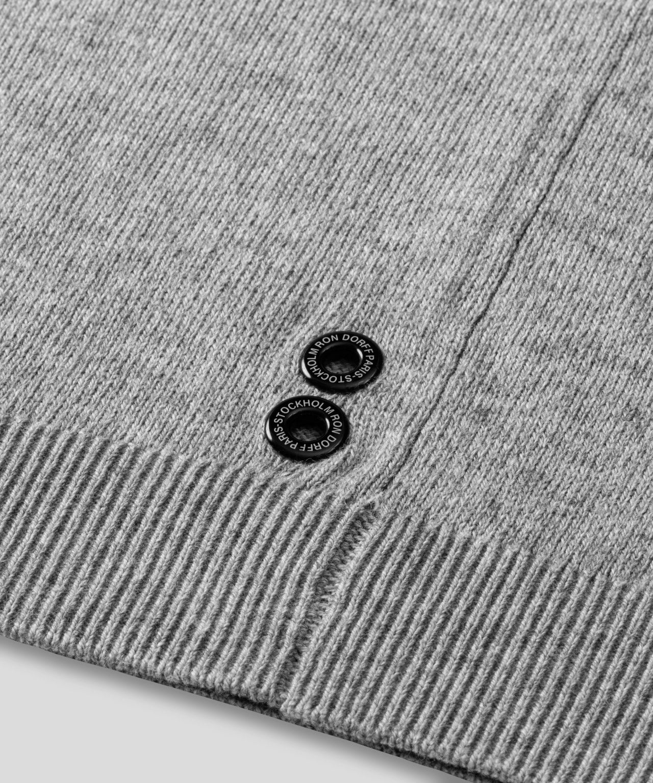 Cotton Wool Knitted Long Sleeved T-Shirt: Navy