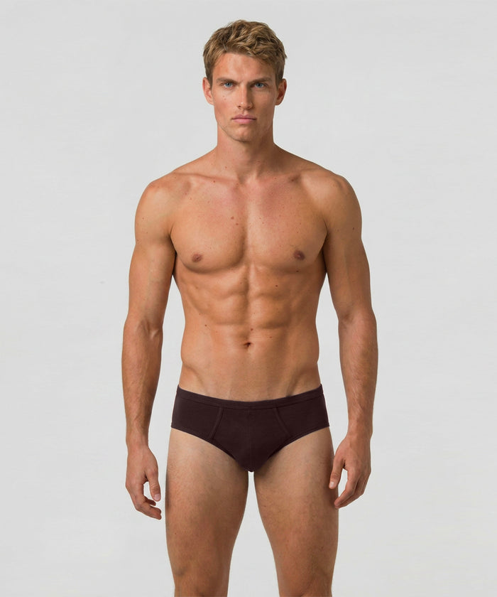 Y-Front Briefs: Espresso Nude