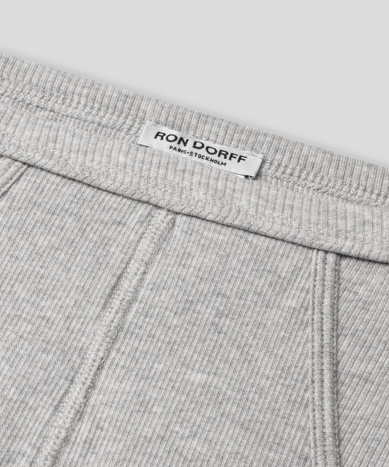 Army Ribbed Y-Front Briefs: Grey Melange