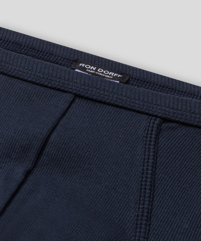 Army Ribbed Y-Front Briefs: Navy