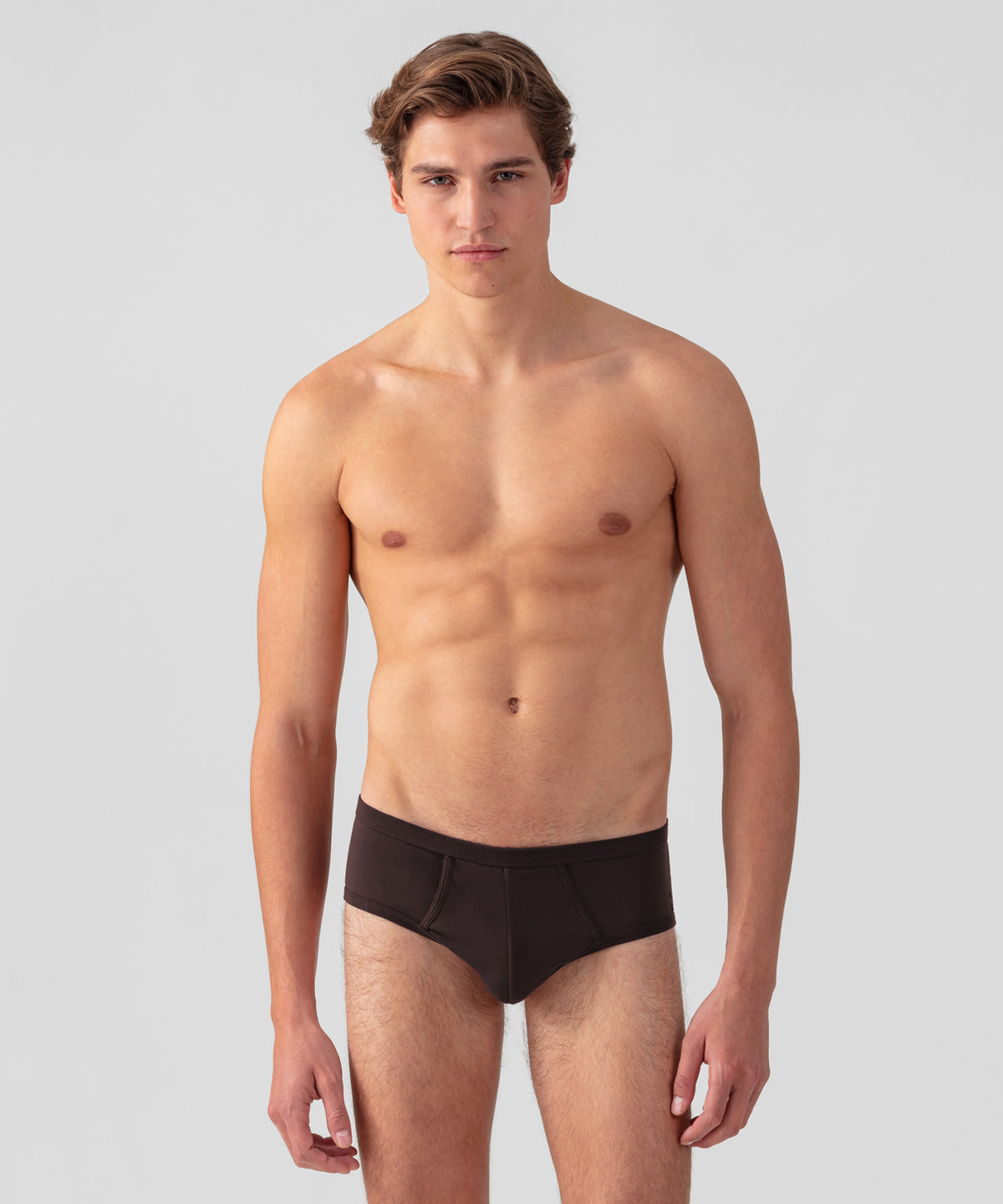 Y-Front Briefs: Espresso Nude