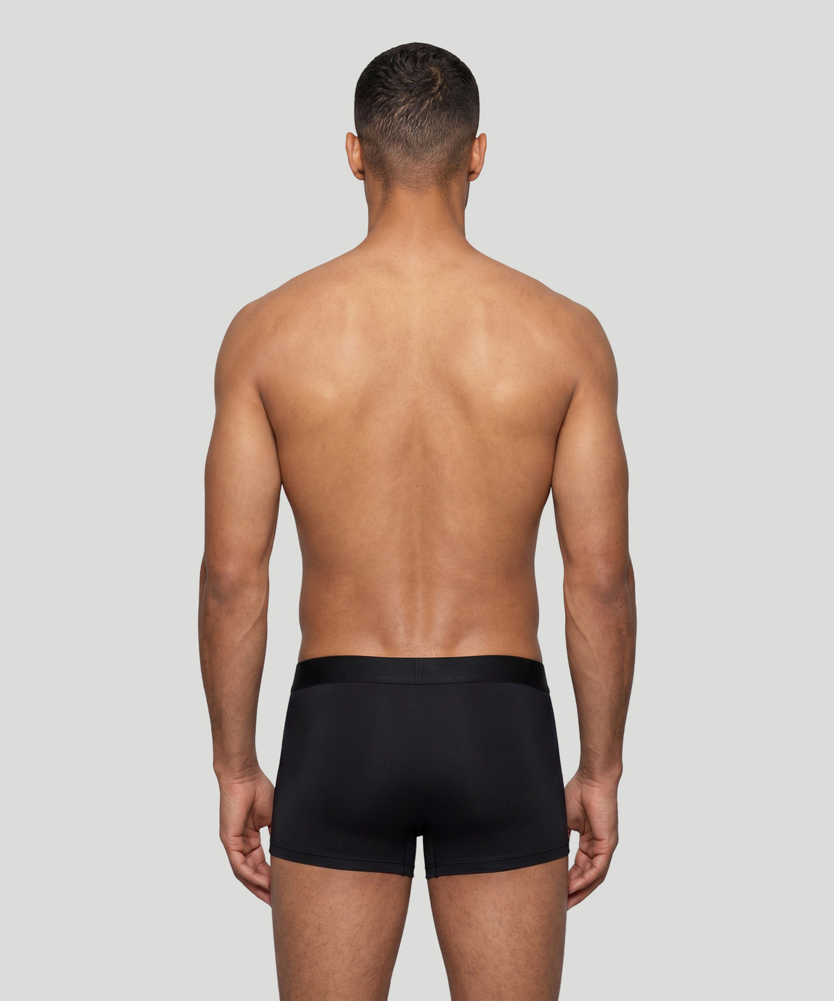 Sports Mesh Boxer Briefs: Black