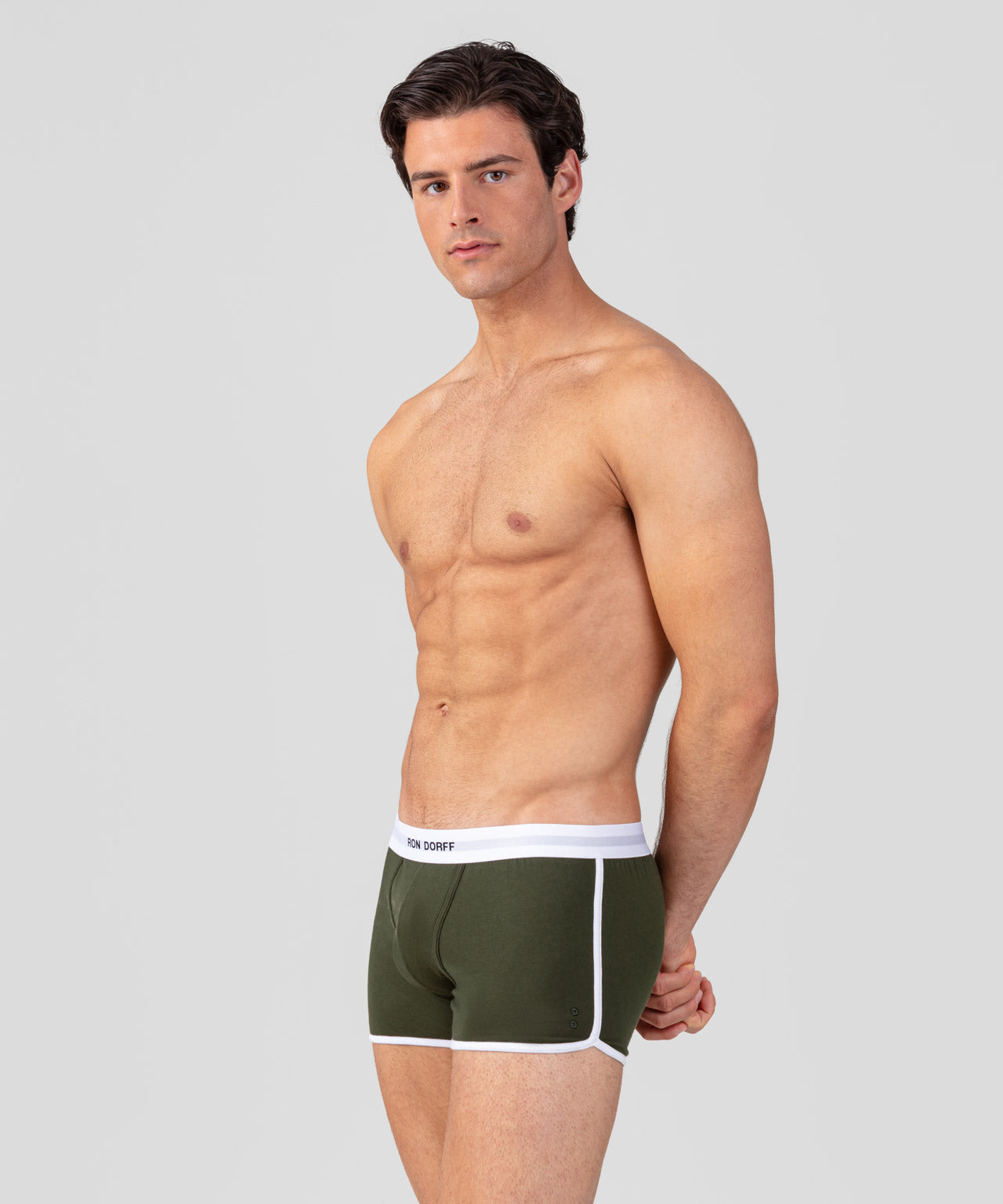 Marathon Boxer Briefs: Military Green