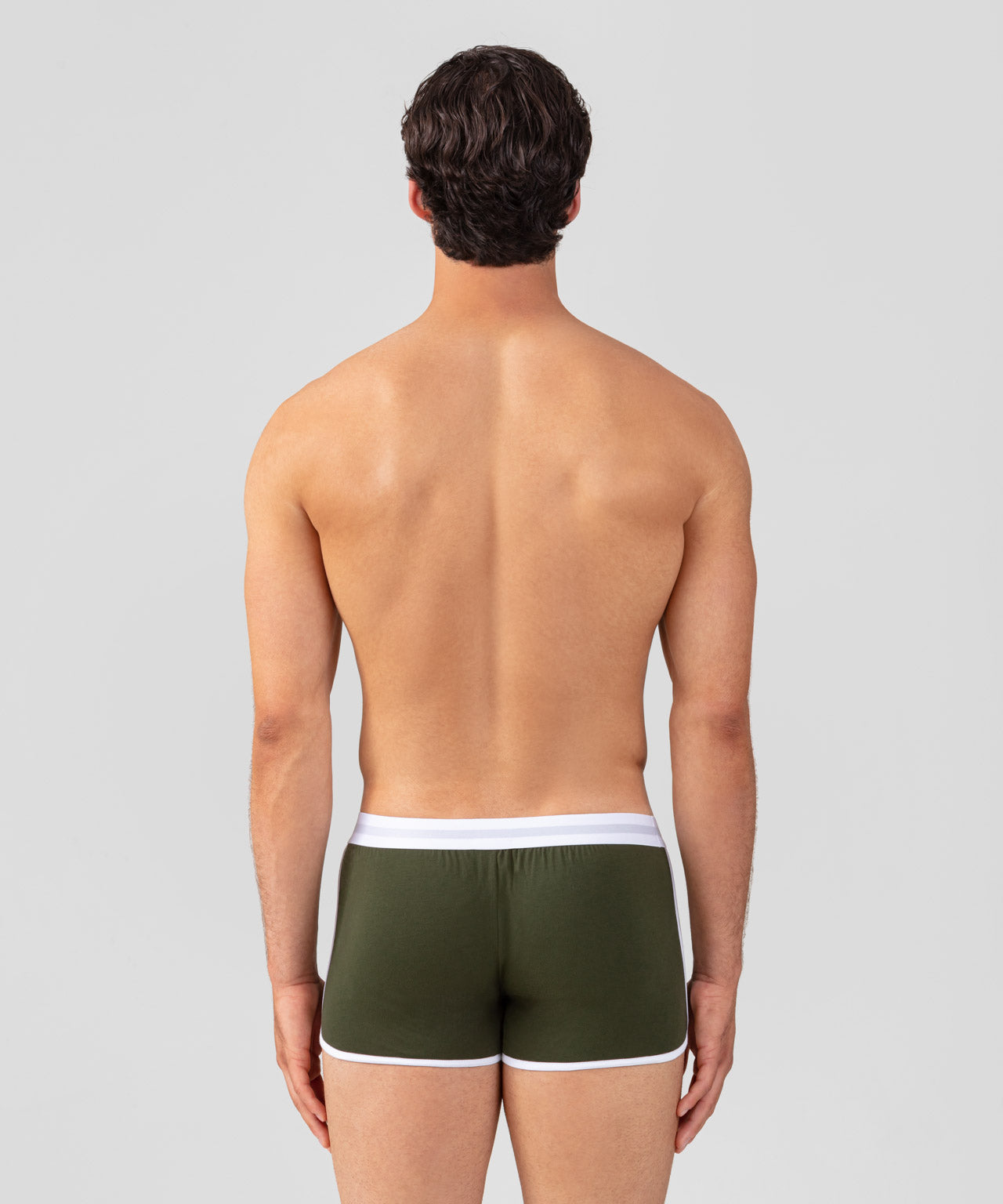 Marathon Boxer Briefs: Military Green