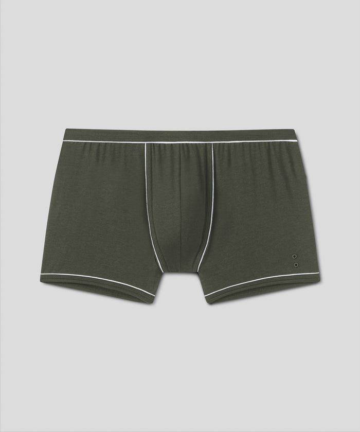 Boxer Briefs w. Piping: Military Green