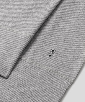 Army Ribbed Long Johns: Grey Melange