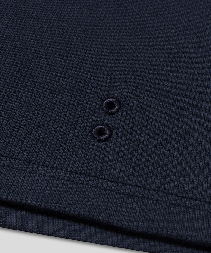 Army Ribbed Night Shorts: Navy