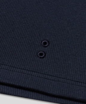 Army Ribbed Night Shorts: Navy