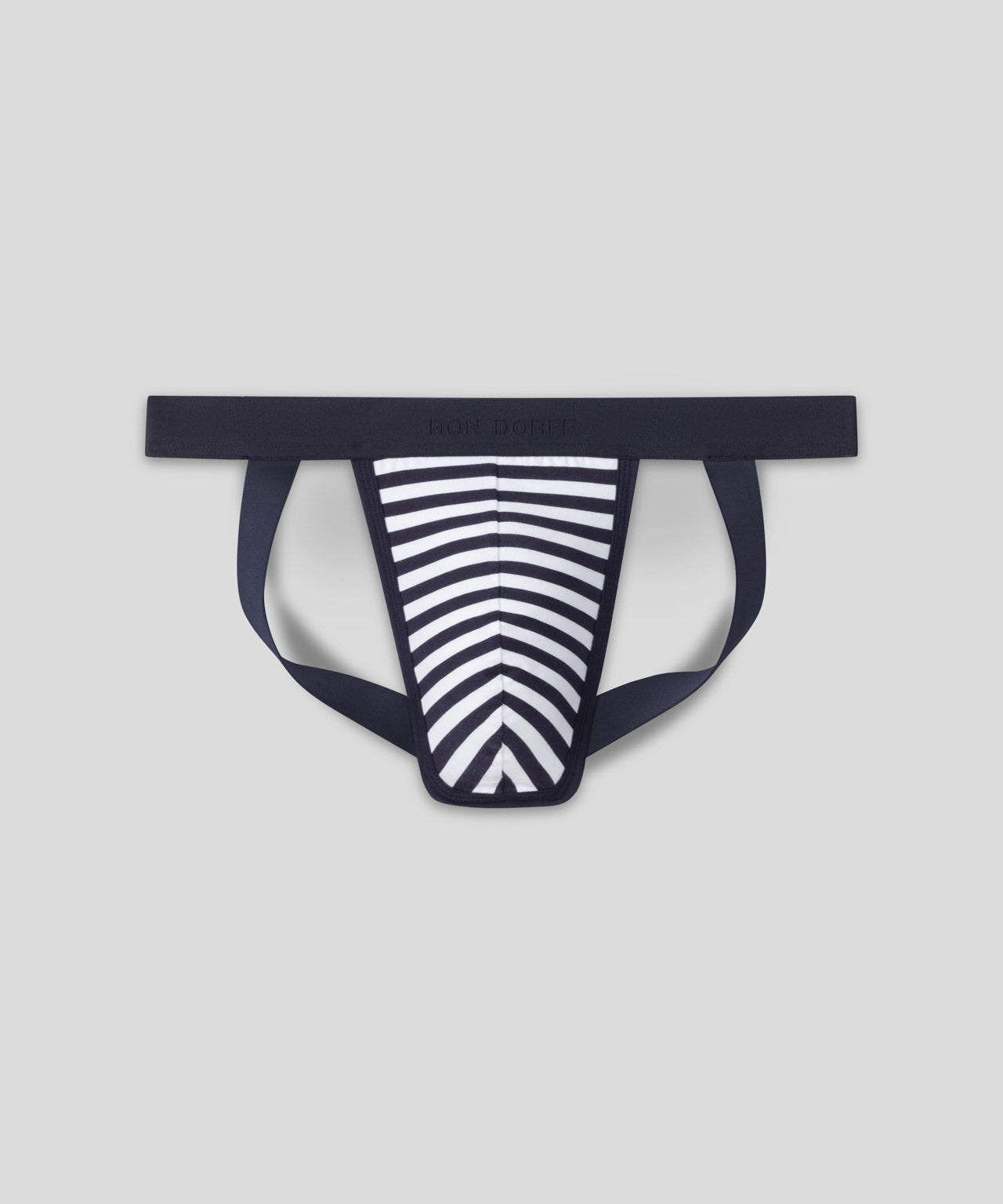 Striped Jockstrap, Navy/White | Ron Dorff