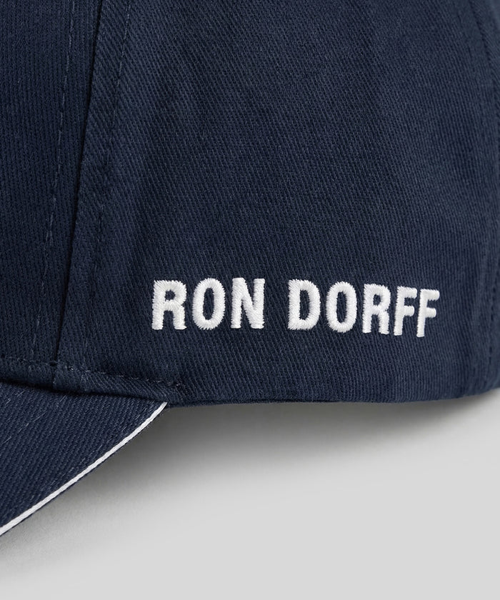 Coach Cap w. Piping: Navy