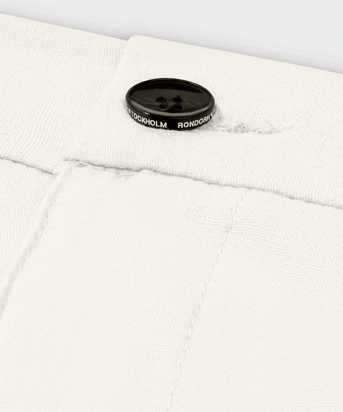 Cotton Linen Pants: Off White