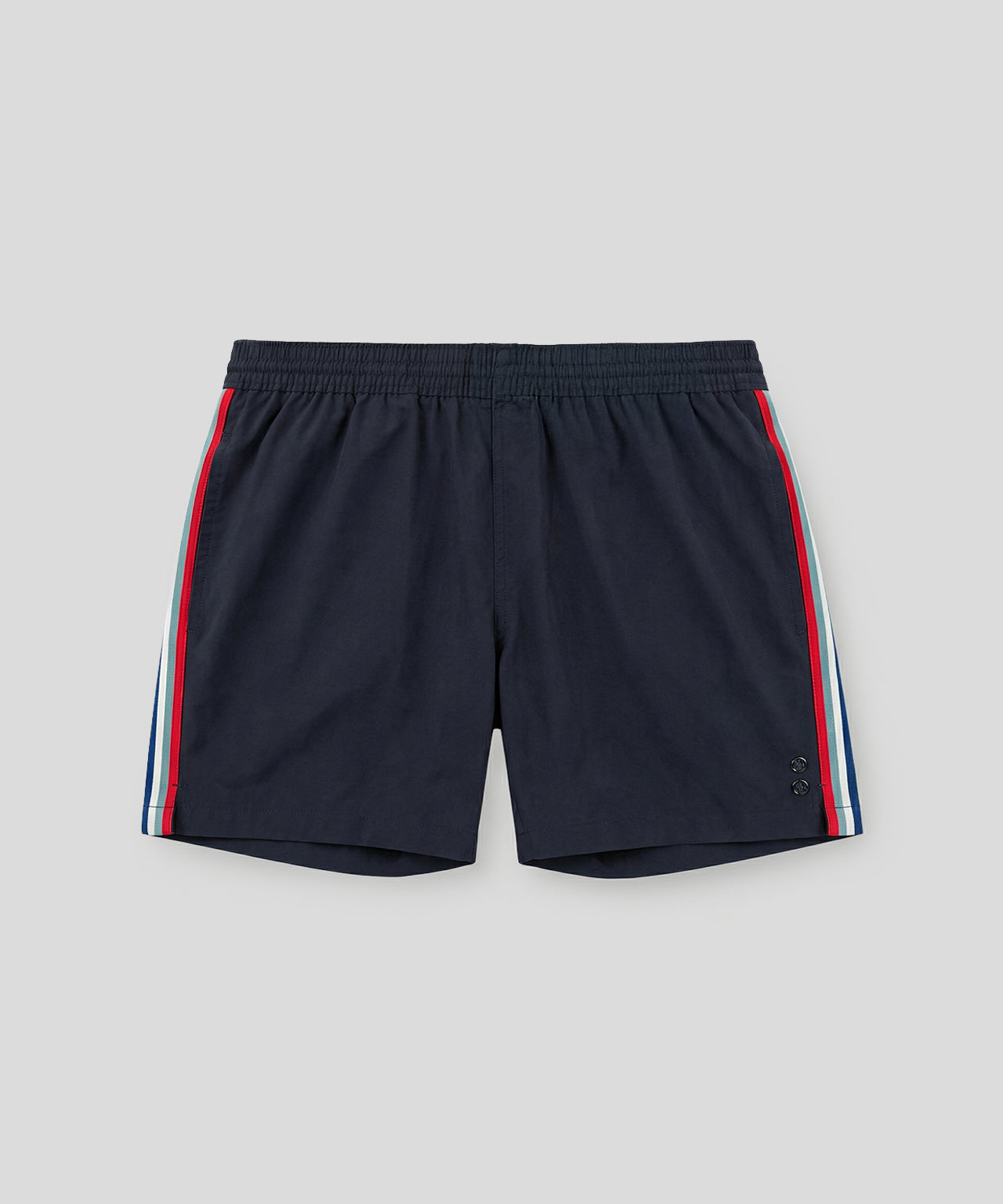 Exerciser Shorts w. Side Stripes: Navy