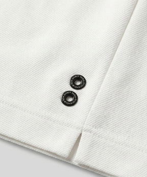 RD Tennis Shorts w. Striped Waist: Off White