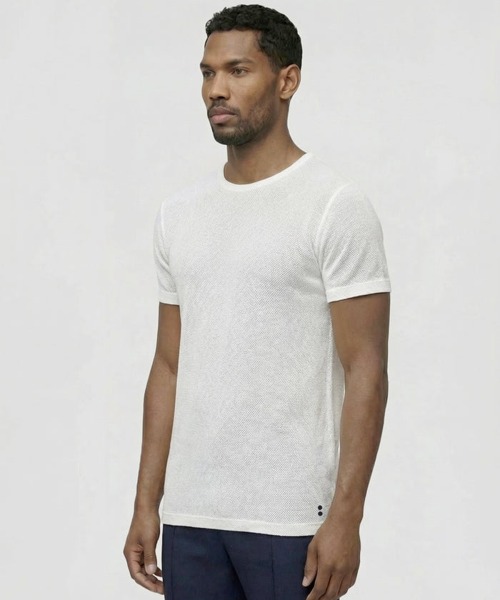 Mesh T-Shirt Eyelet Edition: White