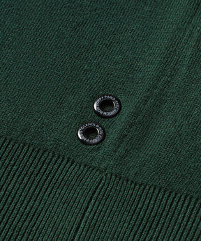 Cotton-Silk Polo: Green Court